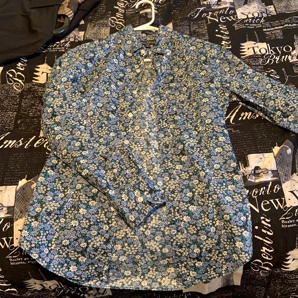 J.Crew Floral button down